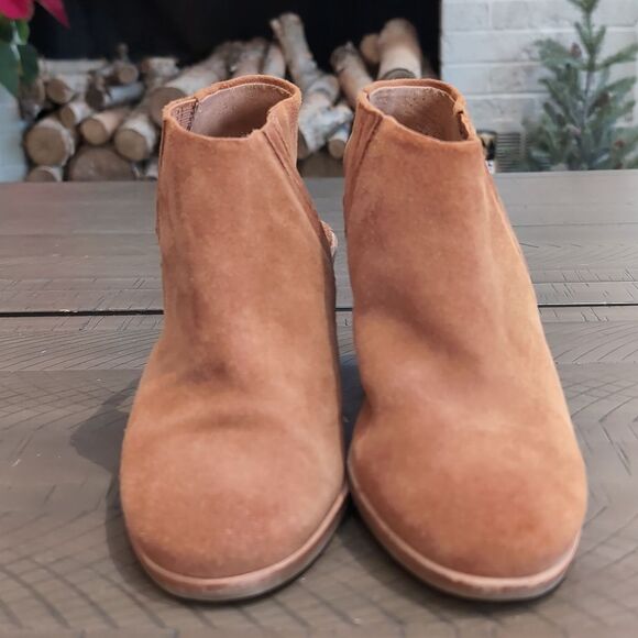 Gentle Souls Blaise Suede Slingback Booties Sz 7.5 - Picture 4 of 10